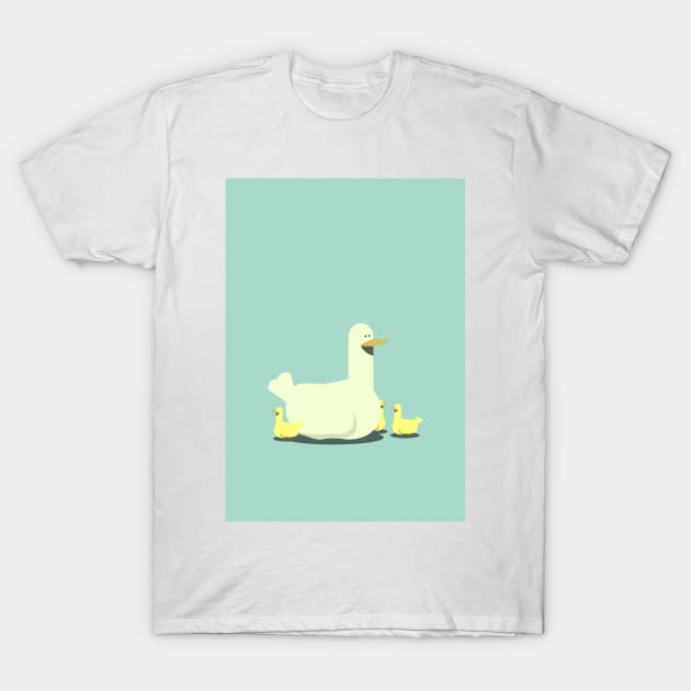 Mom Duck T-Shirt by giantplayful